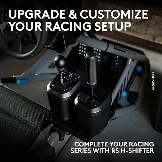 Logitech G RS H-SHIFTER - Sim Racing Gear Shifter compatible with PRO, RS50 Racing Wheel Base for consoles PlayStation 5, Playstation 4, Xbox-Series X|S, Xbox-One, and PC