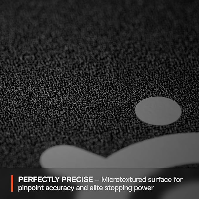 SteelSeries QcK L Performance Control Gaming Mousepad — Extra Density for a Smooth Glide — Low-Profile Edge Stitching — Non-Slip Neoprene Rubber Base — 16.54 x 19.29 inch — FPS, MOBAs, RTS, MMO
