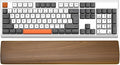 Walnut Wooden Wrist Rest for Mechanical Keyboard, Ergonomic Design for Wrist Pain Relief, Smooth No Odor and Easy to Clean, Support Wrist to Coding Typing and Playing (for 104 Key)