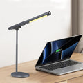 LED Desk Lamp with USB Ports. Eye-Caring 3 Color Temperature Stepless Dimming Night Light for Reading, Workbench. 4-in-1 Multi-Function Magnetic Detachable Desk Lamp with SOS Mode for Outdoor Camping.