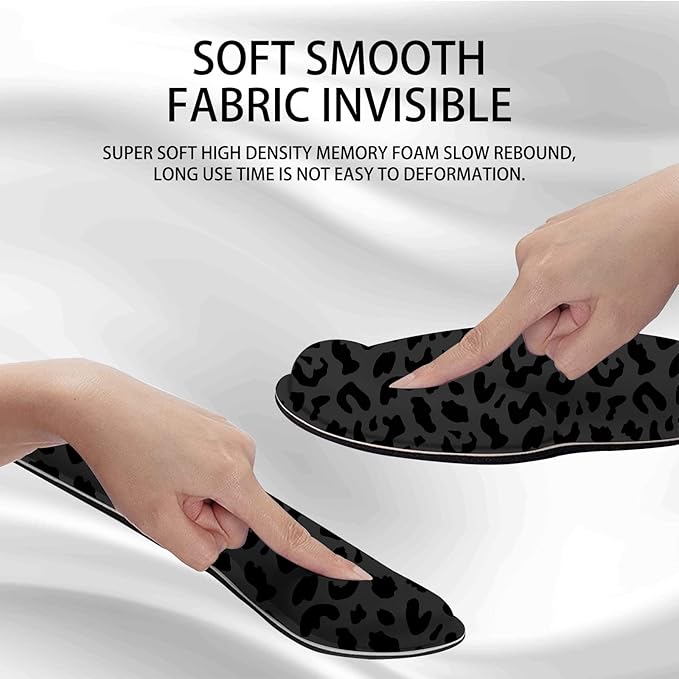 2Pcs Keyboard Wrist Rest Pad and Mouse Wrist Rest Support Mouse Pad Set,Ergonomic Support,Gaming Mouse Pad,Memory Foam,Non-Slip Base,for Office Western-Black Purple Leopard Cheetah Pattern