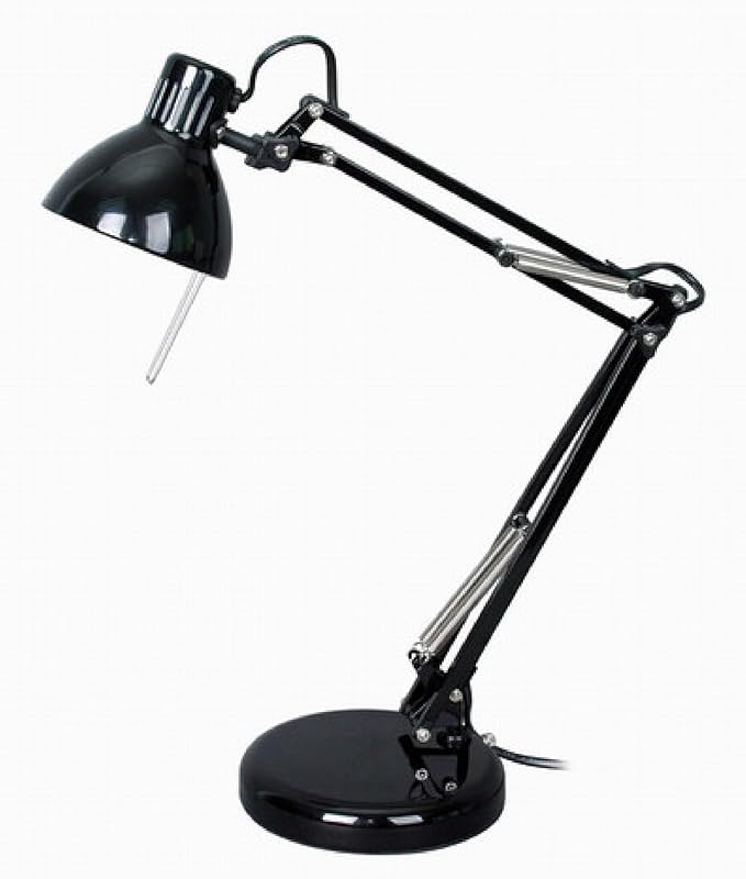 V-LIGHT Energy-Saving 4.5W LED Architect Style Task Lamp, Black (VSL407B)