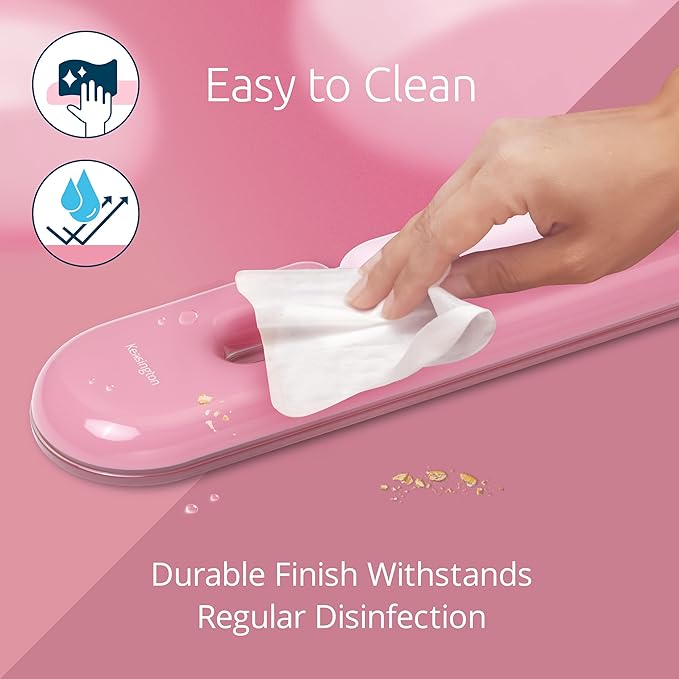 Kensington Duo Gel Loop Wrist Rest for Keyboard, Wrist Pad for Full Size Keyboard, Ergonomic Wrist Pad, Non-Skid Computer Pad with Wrist Support, Pink K62679WW, 17.7" x 3.7"x 0.9”