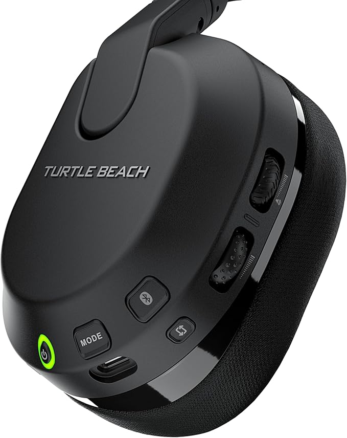Turtle Beach Stealth 600 Wireless Multiplatform Amplified Gaming Headset for PS5, PS4, PC, & Mobile – Bluetooth, 80-Hr Battery, Noise-Cancelling Flip-to-Mute Mic, 50mm Speakers – Black