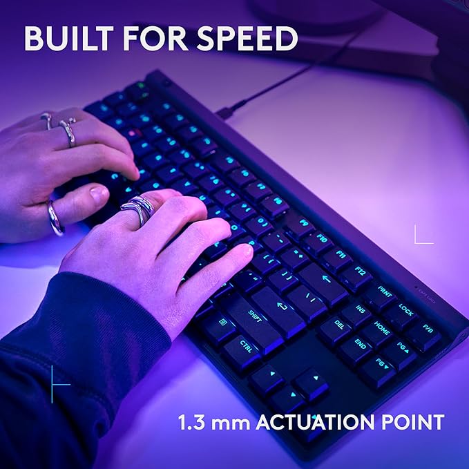 Logitech G502 X Wired Gaming Mouse + G515 TKL Wireless Gaming Keyboard (Tactile) Bundle: Black