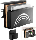 Onemake 2-Tier Rainbow Desk Side Storage, No Drill Laptop Holder, Clamp on Desks Shelf with Magnetic Pen Holder, Hanging Desk Organizer for Home Office, Fits Flat Edge Tables 0.4" to 2.3"