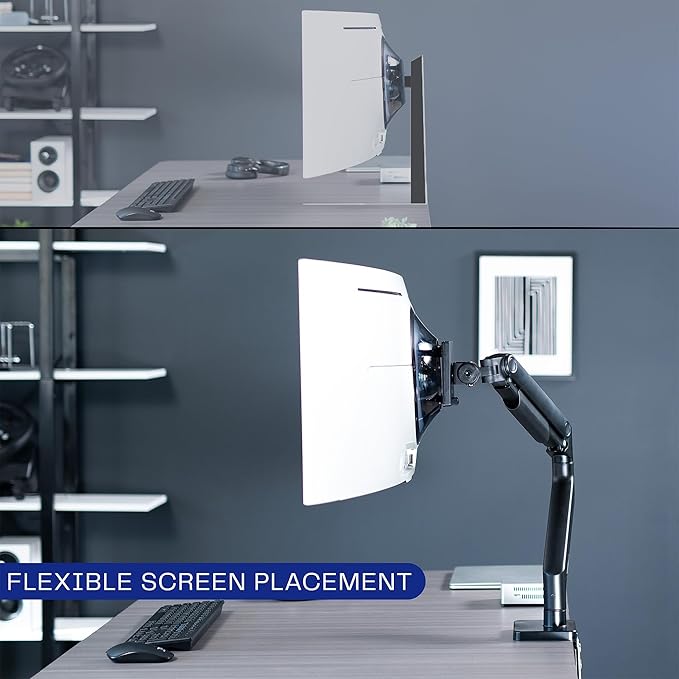 VIVO Stepped Recessed VESA Adapter Plate Bracket Designed for Samsung G93SC, G95SC, GS93SD, G95SD, G85SD, G85SB, G91SD, G93SD, G80SD, VESA 100x100, MOUNT-SG9C
