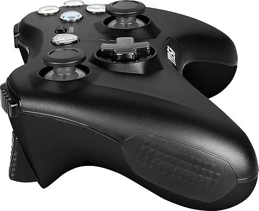 msi Force GC30V2 Wireless Gaming Controller, Dual Vibration Motors, Dual Connection Modes, Interchangable D-Pads, Compatible with PC & Android, Black
