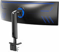 VIVO Heavy Duty Aluminum Ultrawide Monitor Desk Mount for up to 49 inch Screens, Holds 39.6 lbs, Space Efficient Vertical Lift Stand, Black, STAND-149J
