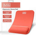 BLACK+DECKER Ergonomic Mouse Pad Wrist Support - Comfortable Mouse Pad Wrist Rest - Wrist Relief Gel Mousepad - Non-Slip Base Aesthetic Mousepad for Gaming, Home, Office - Perfect for Computer, Laptop