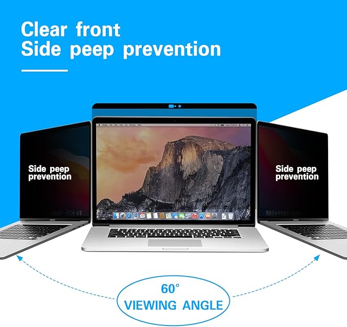 Privacy Screen Protector for MacBook 12 Inch (2015-2017) Removable Laptop Privacy Screen Shield