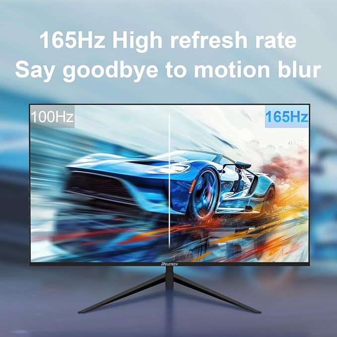 27 Inch FHD (1920x1080) Gaming Office Monitor,165Hz Refresh Rate, HVA Panel Computer Monitor, 1000:1 Contrast Ratio,100% sRGB HDMI and DisplayPort Interfaces (G27X)