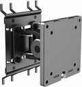 VIVO Articulating Ultrawide Monitor Pegboard Mount, Fits Screens up to 49 inches and Peg Boards up to 0.25 inches Thick with 1 inch Hole Spacing, Black, MOUNT-PB1U