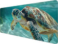 Sea Turtle Gaming Mouse Pad Cute Animal Ocean Beach XL Mouse Pad Large Mousepad Extended Laptop Keyboard Mat Gaming Desk Pad Mouse Mat 31.5"x11.8" Office Computer Keyboard Laptop Home