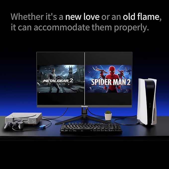 27 Inch 120Hz FHD Computer Monitor, IPS Frameless Gaming Screen with 1ms Response, AMD FreeSync, 100% sRGB, Eye Care, HDMI/VGA Ports & 100x100mm VESA Mount (R27 Velo)