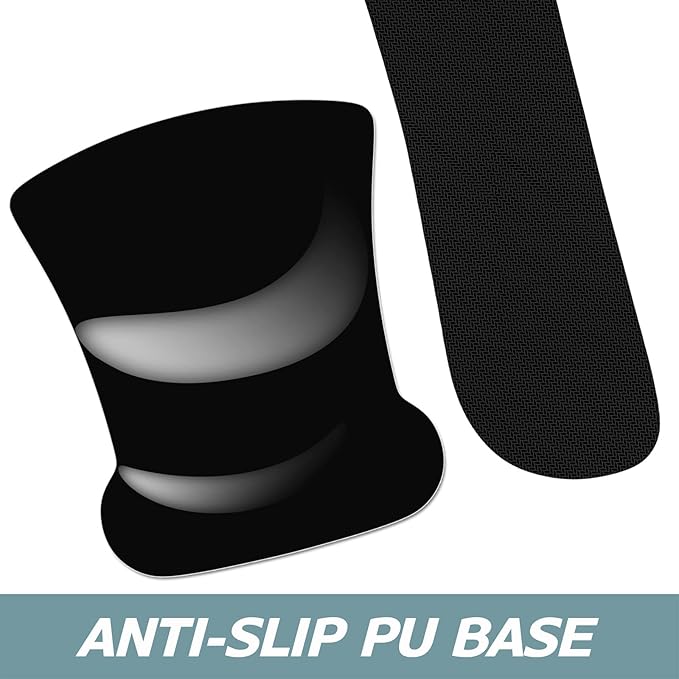 ITNRSIIET Mouse Pad Wrist Support Keyboard Wrist Rest Pad Ergonomic Mousepad Non-Slip Memory Foam Keyboard Pad Easy Typing Pain Relief Perfect for PC Laptop Gaming Office, Blue Sea Blue Sky