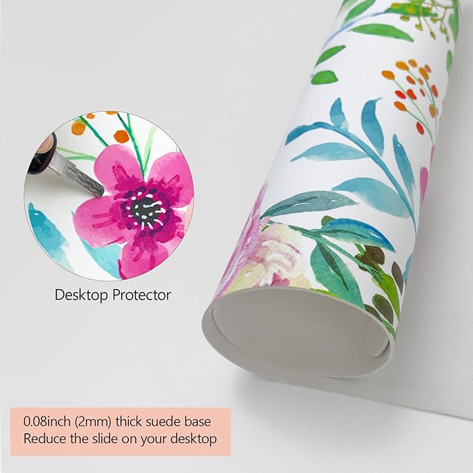 Long Desk Mat, Large Mouse Pad for Desk, Women Girls Waterproof Large Keyboard Pad, Cute Computer Mat for Office Work/Home/Decor/Desktop Accessories (47.2"x16.9")