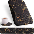 Ospelelf Black Keyboard Wrist Rest Ergonomic Mouse Pad with Wrist Rest, Wrist Rest for Computer Keyboard,
