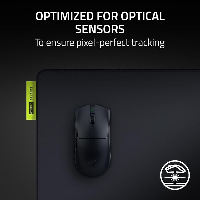 Razer Gigantus V2 Pro Soft Esports Gaming Mouse Pad (Balance) – Medium Friction Cloth Surface, Tracking Accuracy, GlideCore Foam, Anti Slip Base, Low-Profile Stiched Edges – Large