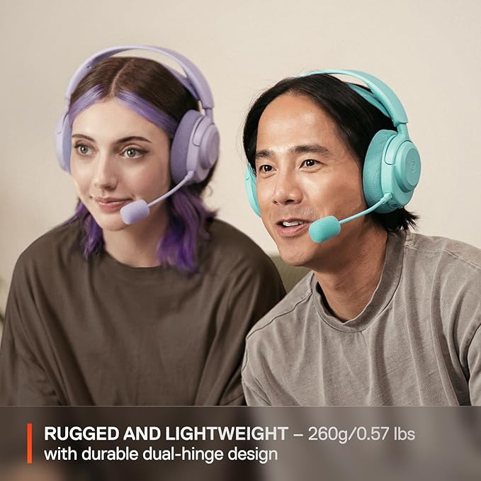 SteelSeries Arctis Nova 3X Wireless Multi-Platform Gaming Headset — Mobile App Control — 40 HR Battery — Neodymium Magnetic Drivers — 2.4GHz/Bluetooth — Xbox, PS5, PC, Switch, Mobile — Aqua