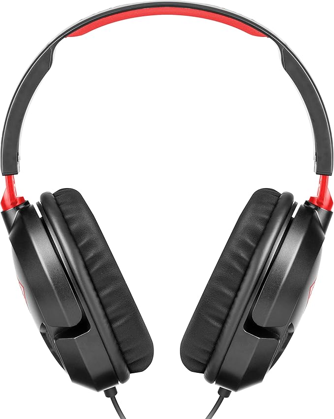Turtle Beach Recon 50 Wired Gaming Headset - PC, Mac, PS4, PS5, Xbox Series X|S & Xbox One, & Mobile/Tablet with 3.5mm Removable Mic, 40mm Speakers, & In-line Controls – Black