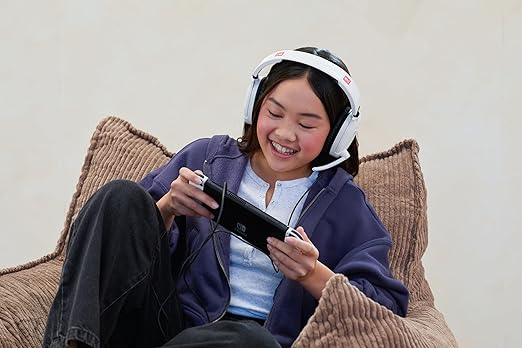 Turtle Beach Recon 70 Wired Gaming Headset - Licensed for Nintendo Switch 2, Nintendo Switch/Lite/OLED, Flip-to-Mute Mic, Adjustable, Lightweight headphones, On-Ear Controls, 40mm Drivers, Black/White