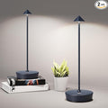 Cordless Table Lamps Rechargeable, 6000mAh Battery Operated LED Desk Lamp Outdoor Waterproof Portable Touch Dimmable Table Light for Patio Restaurant Dining Home Set of 2 Starlight