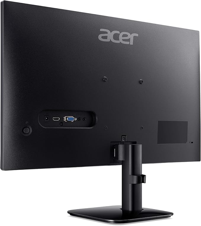 acer KB242Y - 23.8 Inch IPS Zero-Frame Full HD (1920 x 1080) Monitor | Tilt | Up to 120Hz Refresh | 1ms (VRB) | sRGB 99% | HDMI & VGA Ports | Adaptive-Sync Support (FreeSync Compatible)