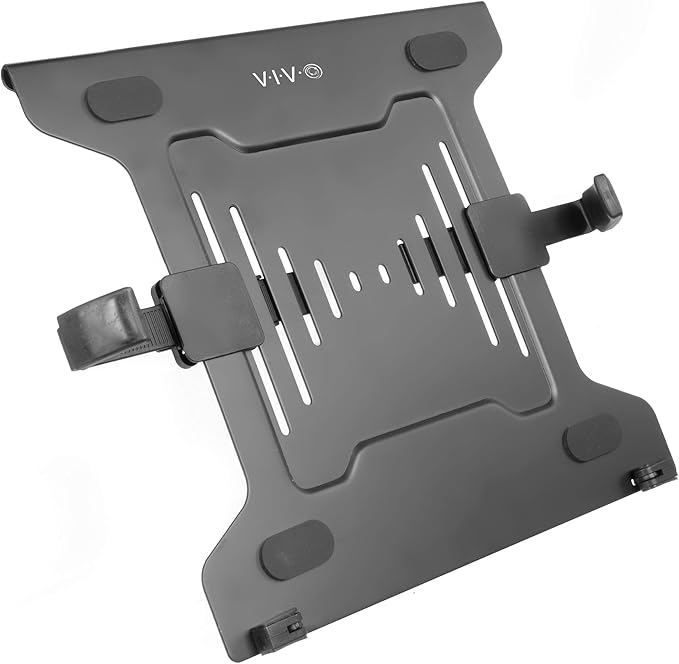 VIVO Universal Adjustable 10 to 15.6 inch Laptop Mount Holder for VESA Compatible Monitor Arms, Notebook Tray Stand-LAP3