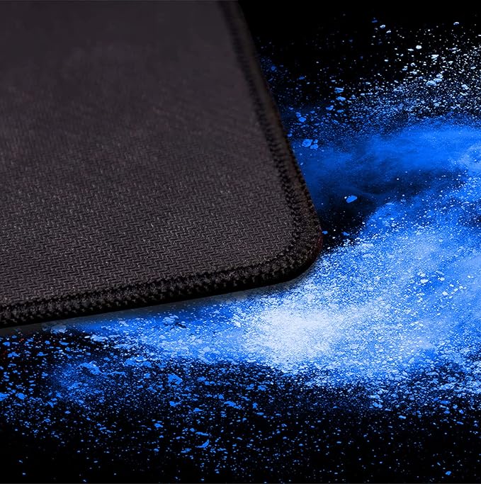 Large Extended Gaming Mouse Pad with Stitched Edges, Non-Slip Waterproof Rubber Base Mouse Pad for Office, Computer, Keyboard, Laptop and Home Desk Pad 35.4 x 15.7 x 0.12 Inch (Colorful Starry Sky)