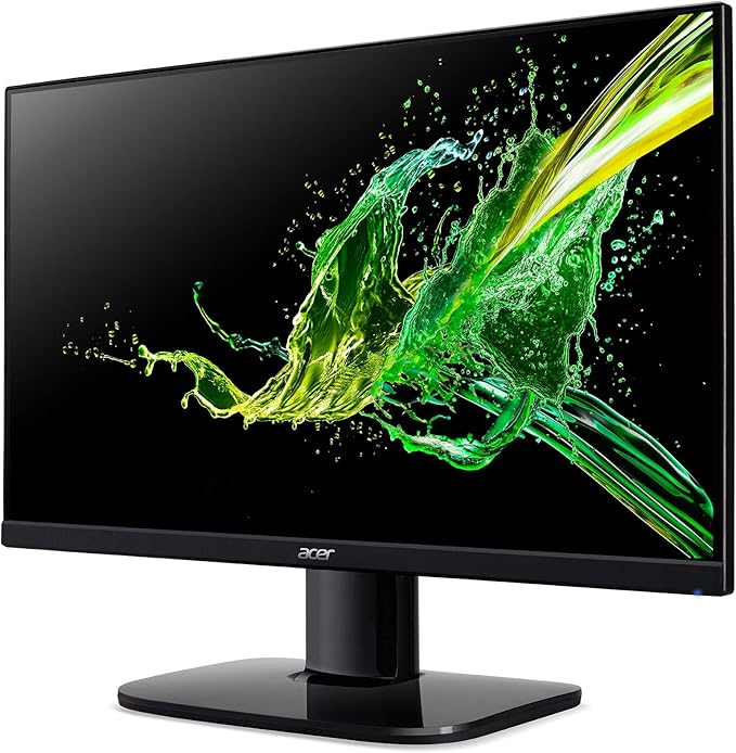 acer KB272 EBI 27" IPS Full HD (1920 x 1080) Zero-Frame Gaming Office Monitor | AMD FreeSync Technology | Up to 100Hz Refresh | 1ms (VRB) | Low Blue Light | Tilt | HDMI & VGA Ports,Black
