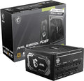 MSI MAG A1250GL PCIE5, Fully Modular Compact Gaming 1250W Power Supply, 80+ Gold, ATX 3.1 & PCIe 5.1 Ready, Native Dual-Color 12V-2x6 Cable, 10 Year Warranty