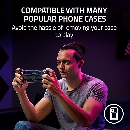 Razer Kishi Ultra Gaming Controller for Android, iPhone 15 & 16 Series, iPad Mini A17 Pro & 6 (USB C): Pro Controls - Ergonomic Grip - Stream PC, Xbox, PS5 Games on Mobile, Phone, Tablet - Chroma RGB