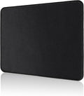 ALOANES Mouse Pad with Stitched Edge, Non-Slip Rubber Base Mouse Mat for Laptop& Computer, Small Mouse Pad for Gamer, Office & Home, Black Square Mousepad 9.8''x 8.3''x 0.08''