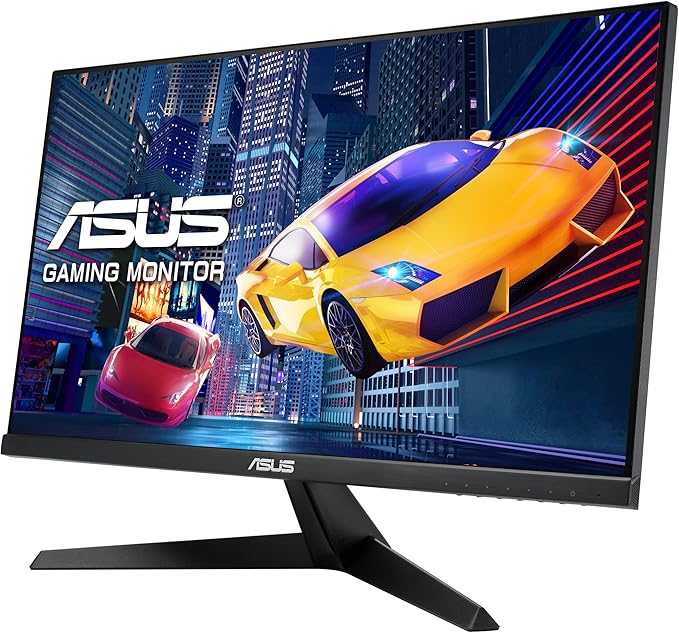 ASUS 24 inch 120Hz Gaming Office Computer Monitor (VY249HGR) - 1080p(Full HD), IPS, 120Hz, 1ms, Adaptive Sync, Eye Care Plus, Blue Light Filter, Flicker Free, SmoothMotion, DisplayWidget, 3yr warranty