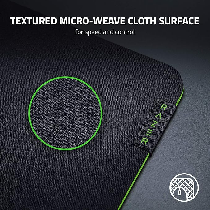 Razer Gigantus V2 Cloth Gaming Mouse Pad (XXL): Thick, High-Density Foam - Non-Slip Base - Classic Black