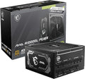 msi MAG A1000GL PCIE5, Fully Modular Compact Gaming 1000W Power Supply, 80+ Gold, ATX 3.1 & PCIe 5.1 Ready, Native Dual-Color 12V-2x6 Cable, 10 Year Warranty