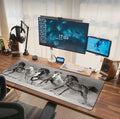 Horse Running Mouse Pad Extended Large Gaming Mousepad XL Big Long Oversized Desk Mat Stitched Edges 31.5 X 11.8 Inch for Home Office Black18