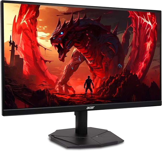 acer Nitro 24.5 Inch Full HD 1920 x 1080 ZeroFrame Design PC Gaming Monitor | AMD FreeSync Premium | Up to 280Hz Refresh | 1ms (VRB) | One Display Port 1.4 and Two HDMI 2.0 Ports | KG251Q Z1biip