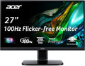 acer KB272 EBI 27" IPS Full HD (1920 x 1080) Zero-Frame Gaming Office Monitor | AMD FreeSync Technology | Up to 100Hz Refresh | 1ms (VRB) | Low Blue Light | Tilt | HDMI & VGA Ports,Black