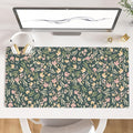 Colorful Star Large Mouse Pad, PU Leather Waterproof Desk Mat, Computer Gaming Mouse Pad, XXL Extended Mousepad Non Slip Desk Pad for School Office Home 31.5" x 15.7" - Ditsy Floral Print