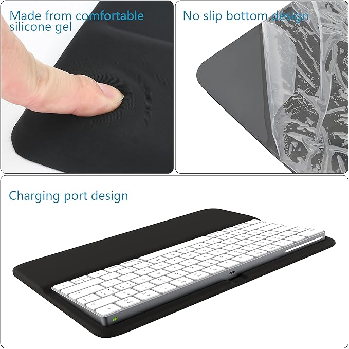 HONKID Wrist Rest for Magic Keyboard 2 (MLA22LL/A, A1644) and Magic Keyboard with Touch ID(MK293LL/A), Magic Keyboard Stand Pad to Relief Pain
