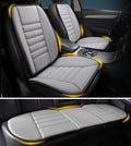 kingphenix 5-Piece Memory Foam Car Seat Cushion Set with Full Back Support Pillow, Comfort for Long Drives & Road Trips, Universal Automotive Comfort for Most Car, Van, Truck, SUV, Gray