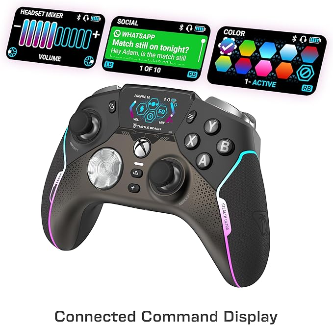 Bundle of Turtle Beach Stealth Ultra High-Performance Wireless Gaming Controller Licensed for Xbox & PC - Black + Turtle Beach Atlas 200 Wired Multiplatform Gaming Headset for Xbox & PC - Black