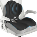 Seat Cushion for Office Chair Car, L-Shaped Ergonomic Seat Cushions,Memory Foam Orthopedic Cushion with Coccyx Hollow,Lumbar Support & Tailbone Pain Relief for Car, Truck, Home,Dark Gray & Light Gray