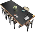 MAIDERN Cork & Leather Desk Mat – 94.5"x40" Large Office Desk Blotter Pad – Waterproof Surface Desk Blotter Pad (Black)
