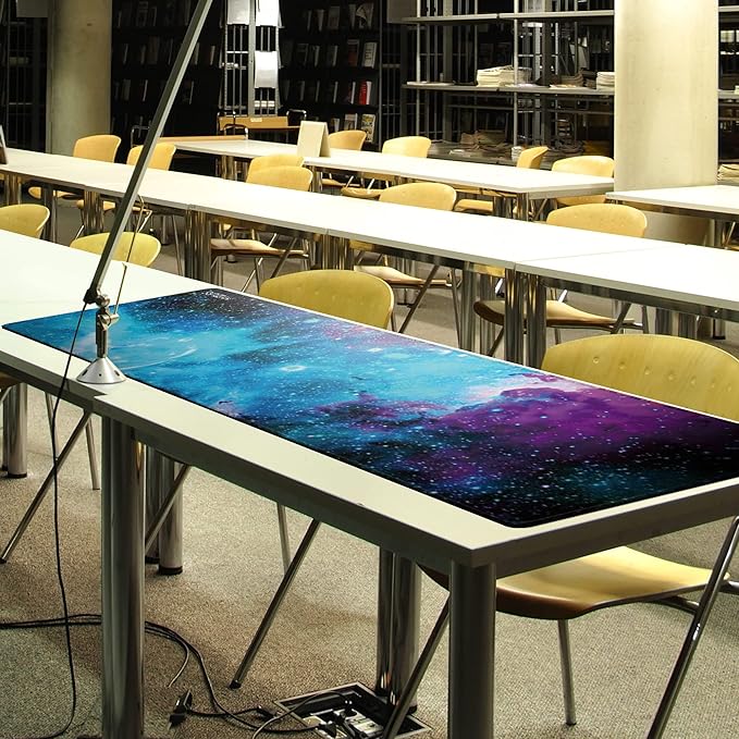 Mydours 40"x24" Extra Large Mouse Pad - Gaming Mouse Pad XXL - Non-Slip Rubber & Smooth Fabric Full Desk Pad - Home Office Computer Table Pad - Desk Blotter Pad for Office, Writing, Dining and Home