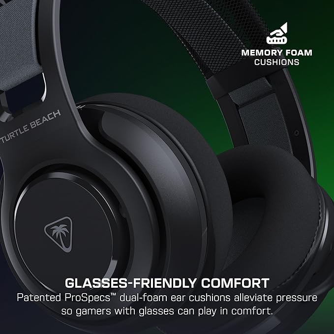 Turtle Beach Atlas 200 Wired Multiplatform Gaming Headset for Xbox, PlayStation, PC w/ 3.5mm Wired Connection - 50mm Nanoclear Drivers, Flip-to-Mute Mic, Memory Foam Cushions - Black