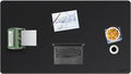 Mydours Giant 63" x 36" Desk Pad, PU Leather Surface for Extra Large Coverage, Professional Office Mat, Large Mouse Pad for Desk for Writing, Workspace, Home and Office (Black)