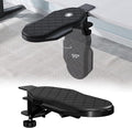 Ergonomics Desk Extender Tray, Table Mount Arm Wrist Rest Shelf, 90° Foldable Elbow Arm Support,Foldable, Swivel, Computer Desk Extender Tray for Home and Office (Foldable Model)